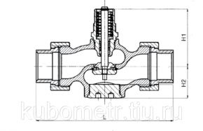 Двухходовой регулирующий клапан Broen Clorius M1F-SFL Broen